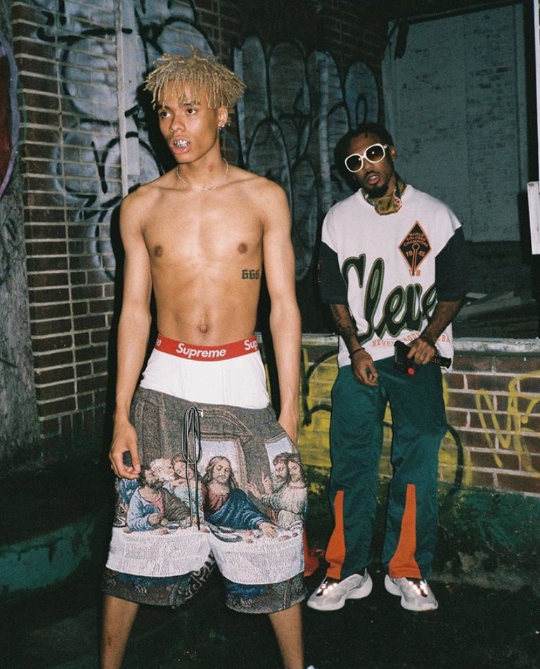 Last Supper Tapestry Shorts