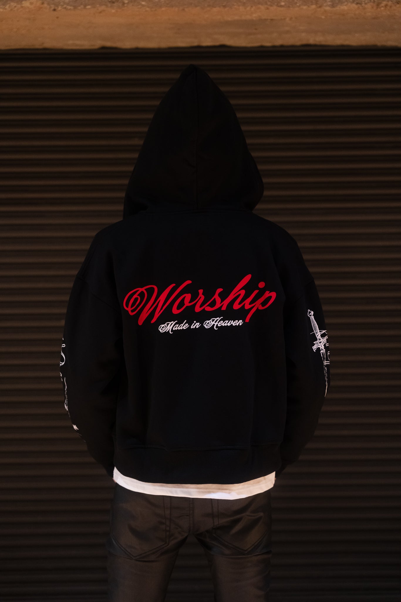 Mother Mary Zip Hoodie