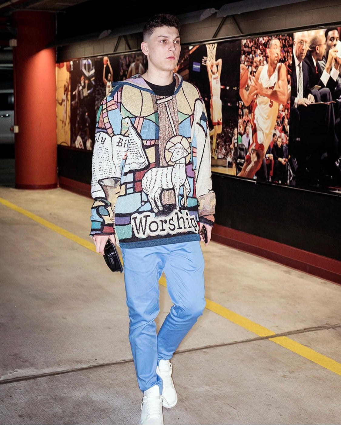 Lamb Tapestry Hoodie