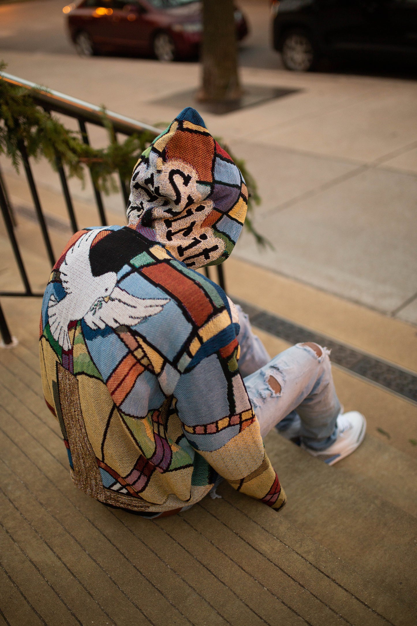 Lamb Tapestry Hoodie
