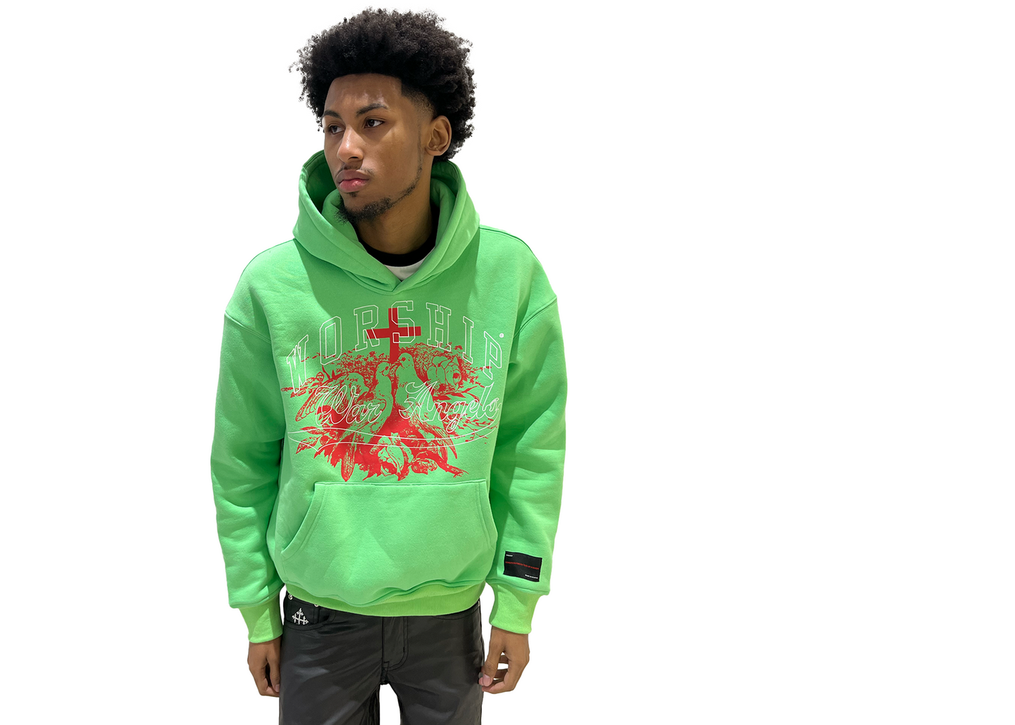 War Angels Hoodie (Lime)