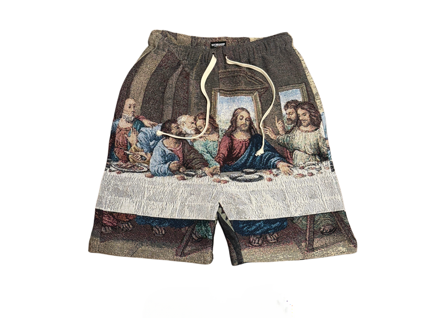 Last Supper Tapestry Shorts