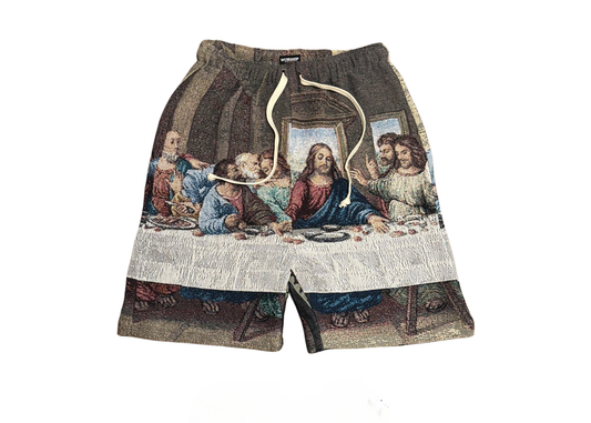Last Supper Tapestry Shorts