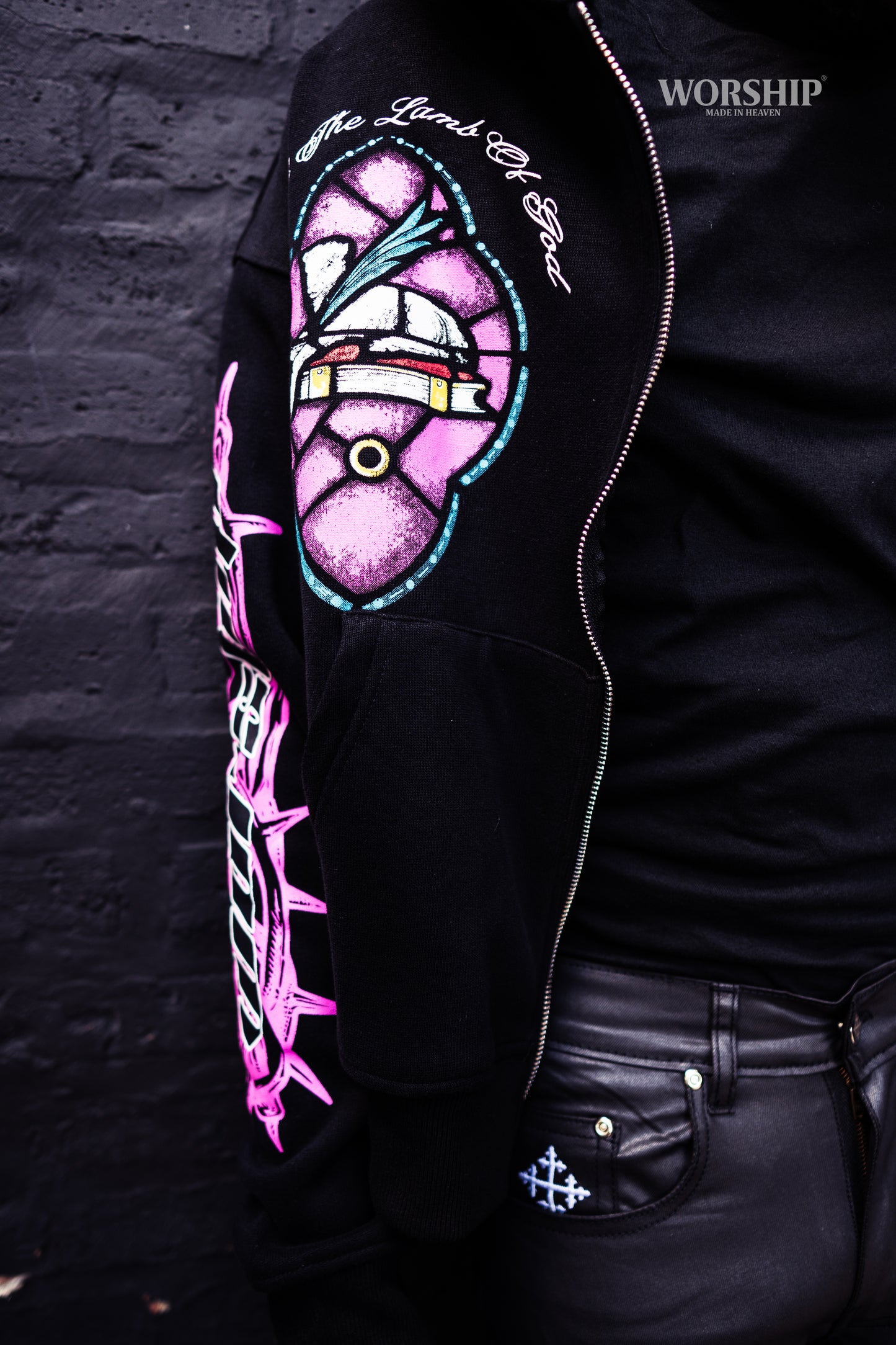 Stained Glass Lamb Hoodie