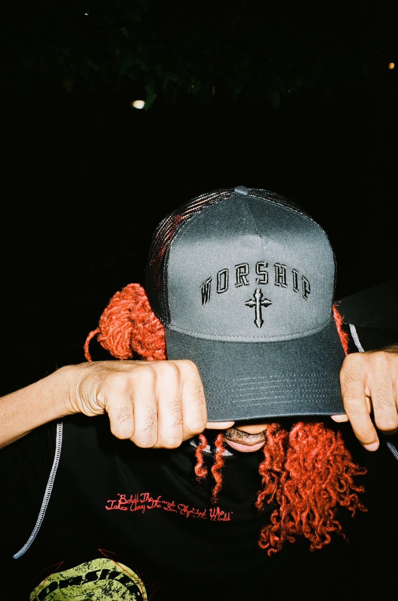 Black Cross Cap