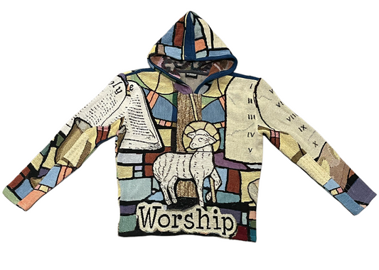 Lamb Tapestry Hoodie