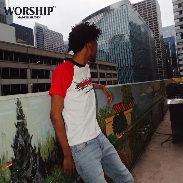 Thorn Raglan T-Shirt (Red)