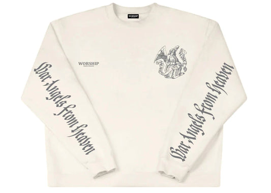 Heaven On Earth Crewneck (Bone White)